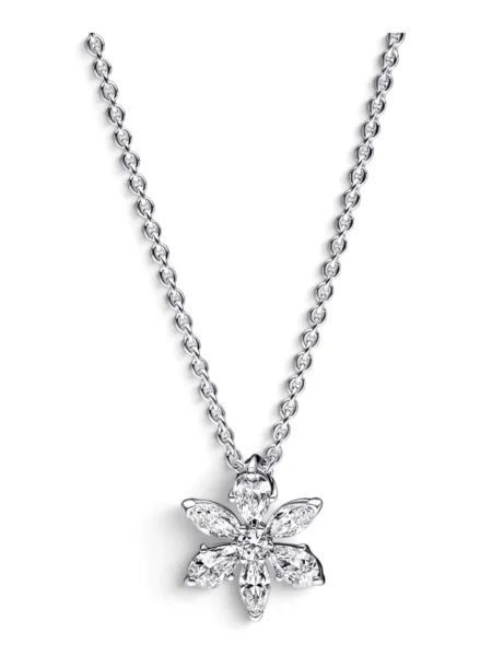 Collar Pandora Racimo Herbario Plateado