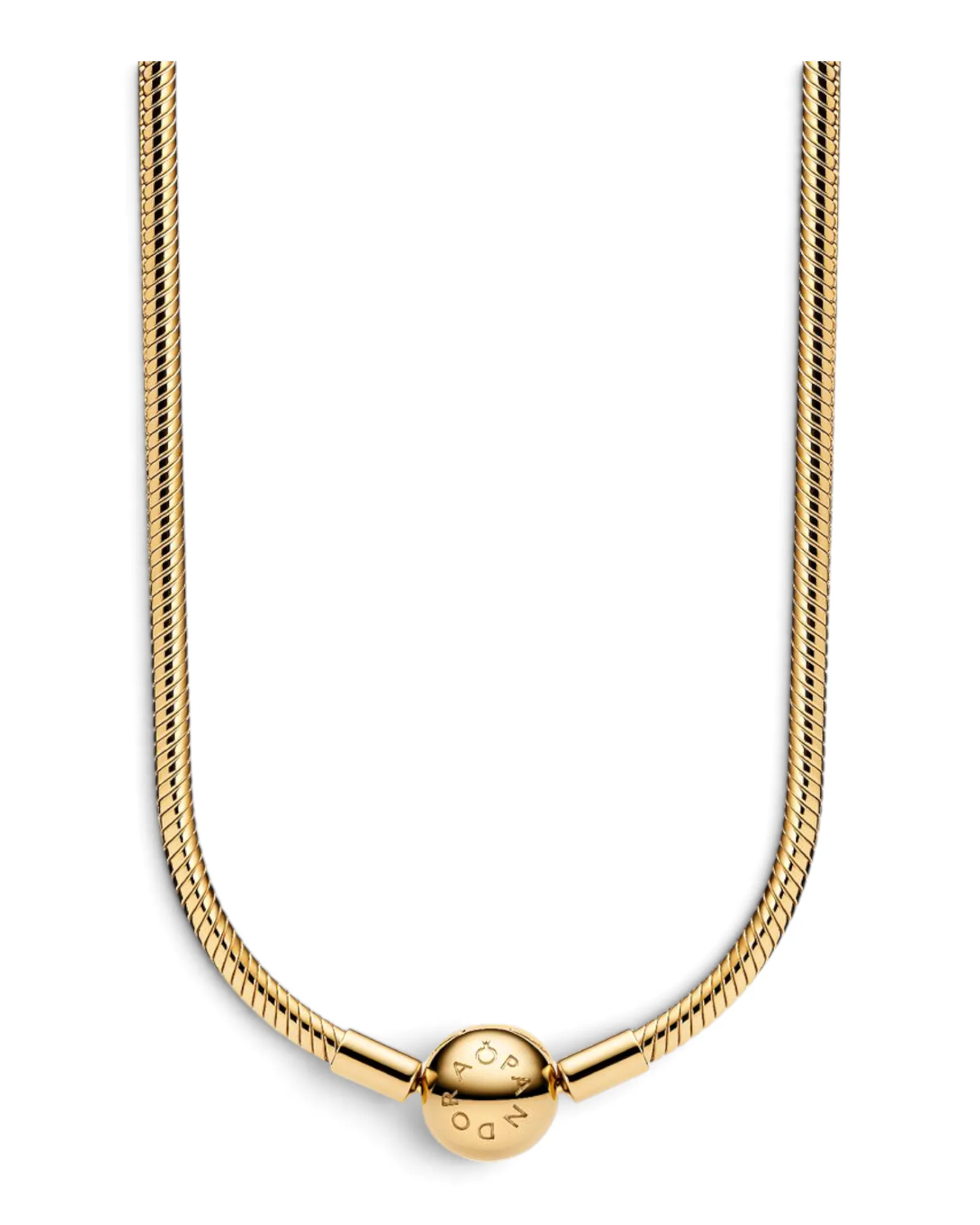Collar Pandora Cadena de Serpiente Moments Dorado