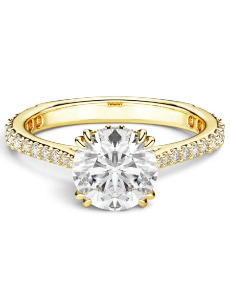 Anillo Swarovski de Cóctel Stilla Dorado