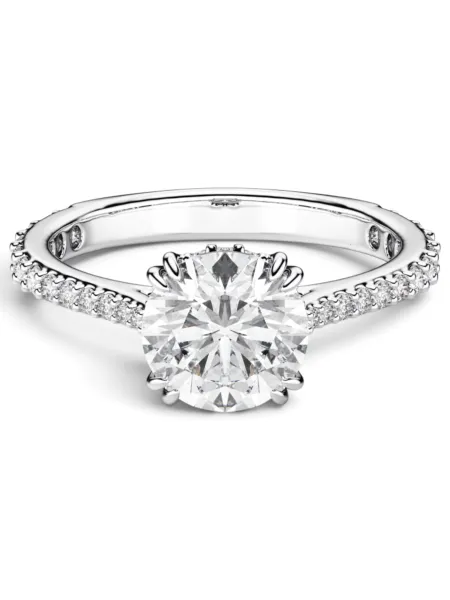 Anillo Swarovski de Cóctel Stilla Plateado