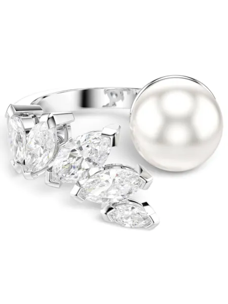 Anillo Swarovski Mesmera Perla Plateado