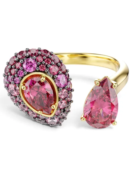 Anillo Swarovski Sublima Rojo y Dorado