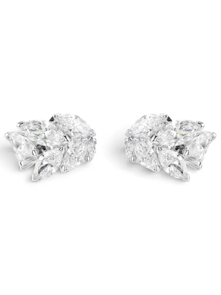 Aros Swarovski Mesmera Ear Cuff Plateados