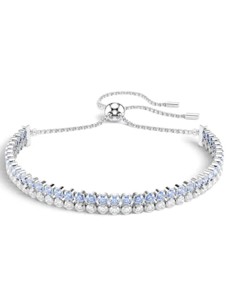 Brazalete Swarovski Matrix Tennis Azul