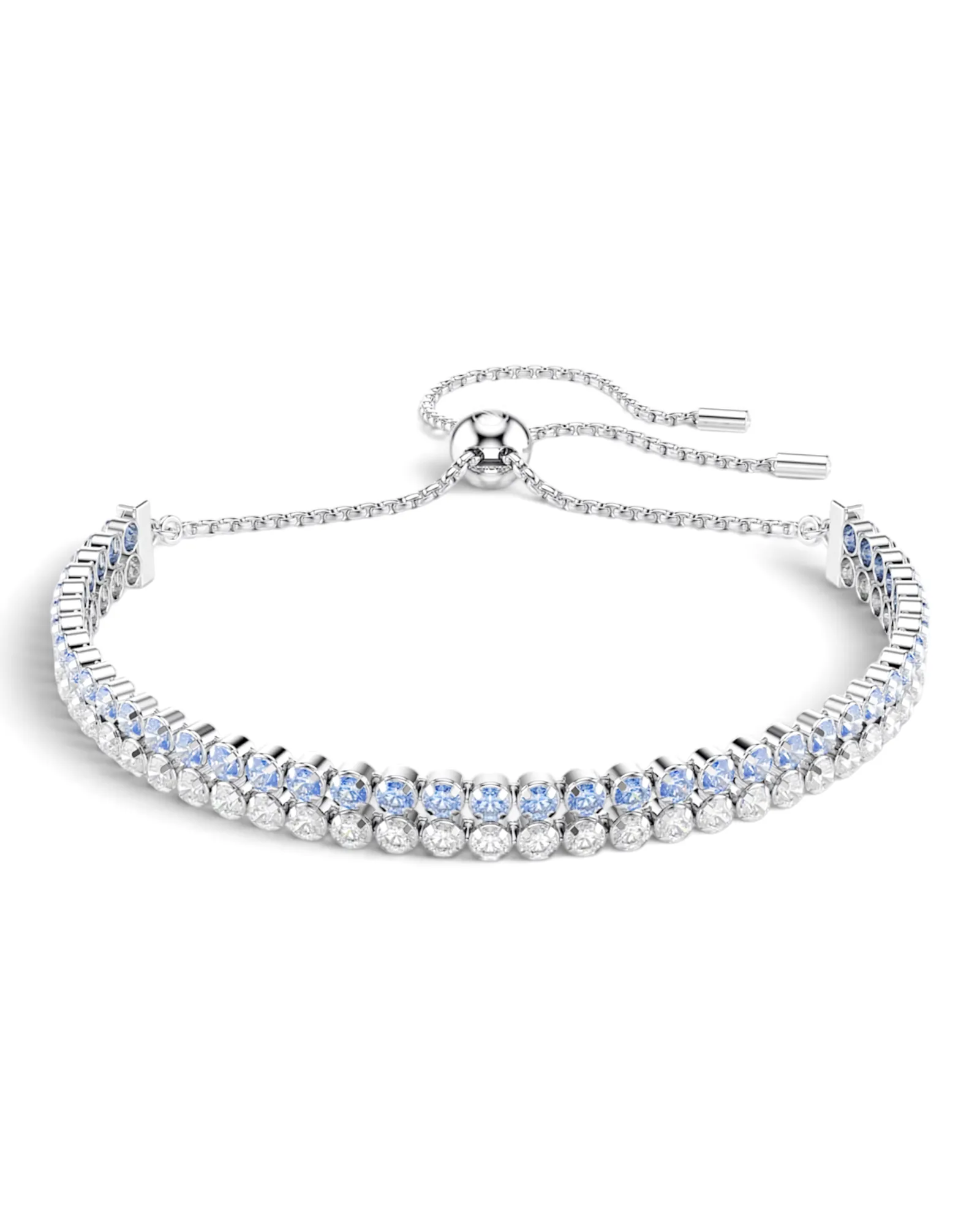 Brazalete Swarovski Matrix Tennis Azul