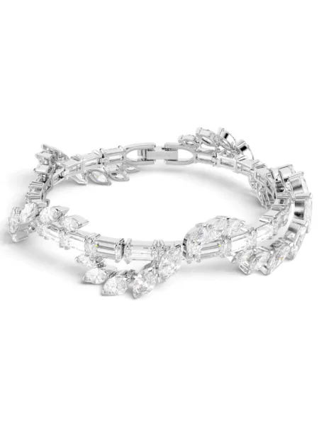 Brazalete Swarovski Mesmera Envolvente Plateado