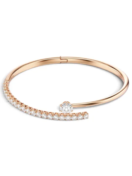 Brazalete Swarovski Rígido Abierto Matrix Rosegold