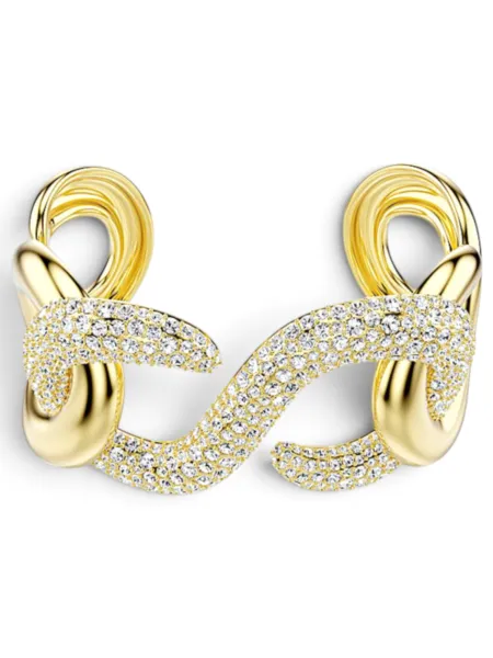 Brazalete Swarovski Rígido Dextera Dorado