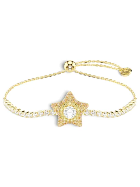 Brazalete Swarovski Sublima Estrella Dorado
