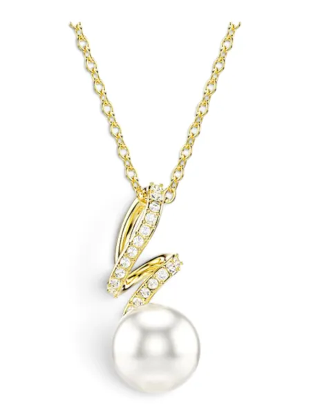 Collar Swarovski Gabriella Perla Dorado