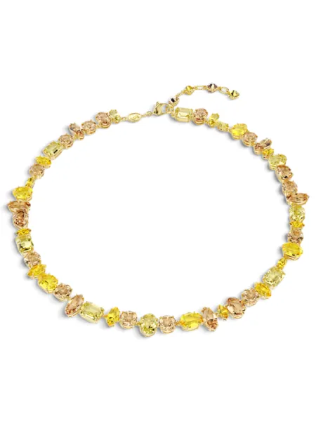 Collar Swarovski Gema Amarillo y Ámbar