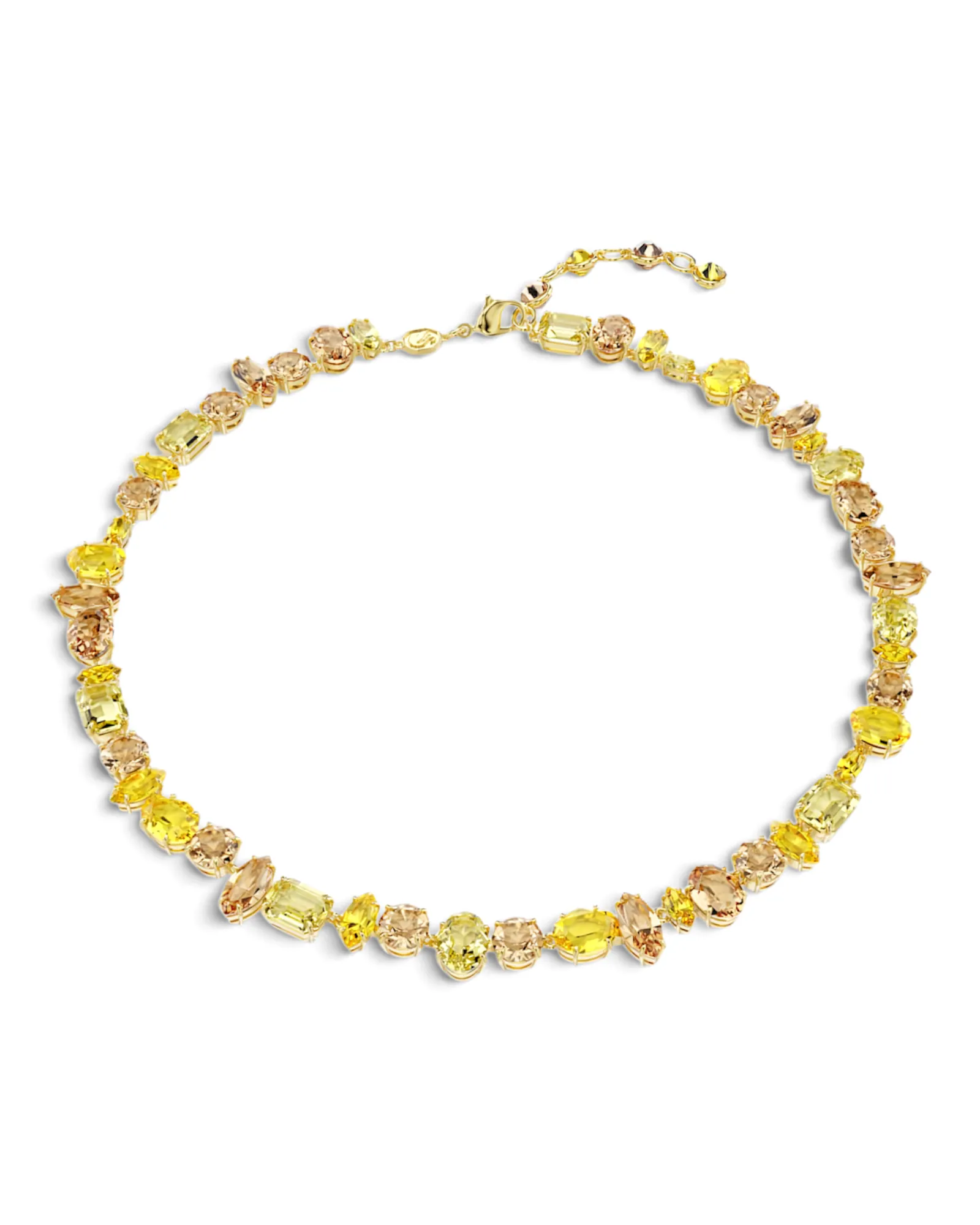 Collar Swarovski Gema Amarillo y Ámbar