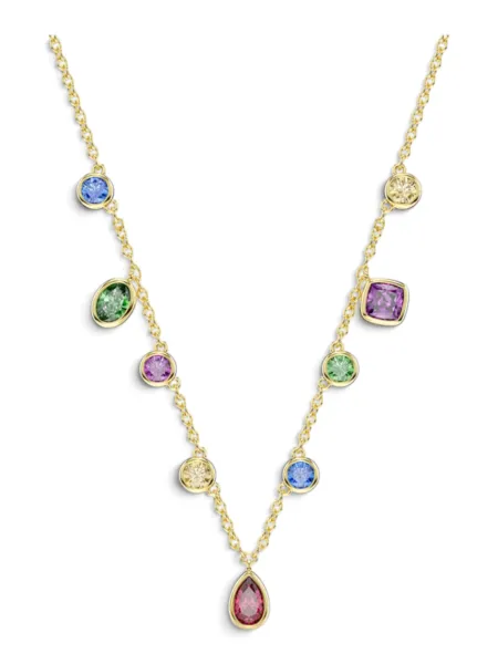 Collar Swarovski Imber Multicolor Dorado