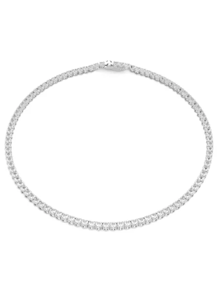 Collar Swarovski Matrix Tennis Plateado