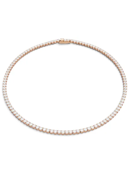 Collar Swarovski Matrix Tennis Rosegold