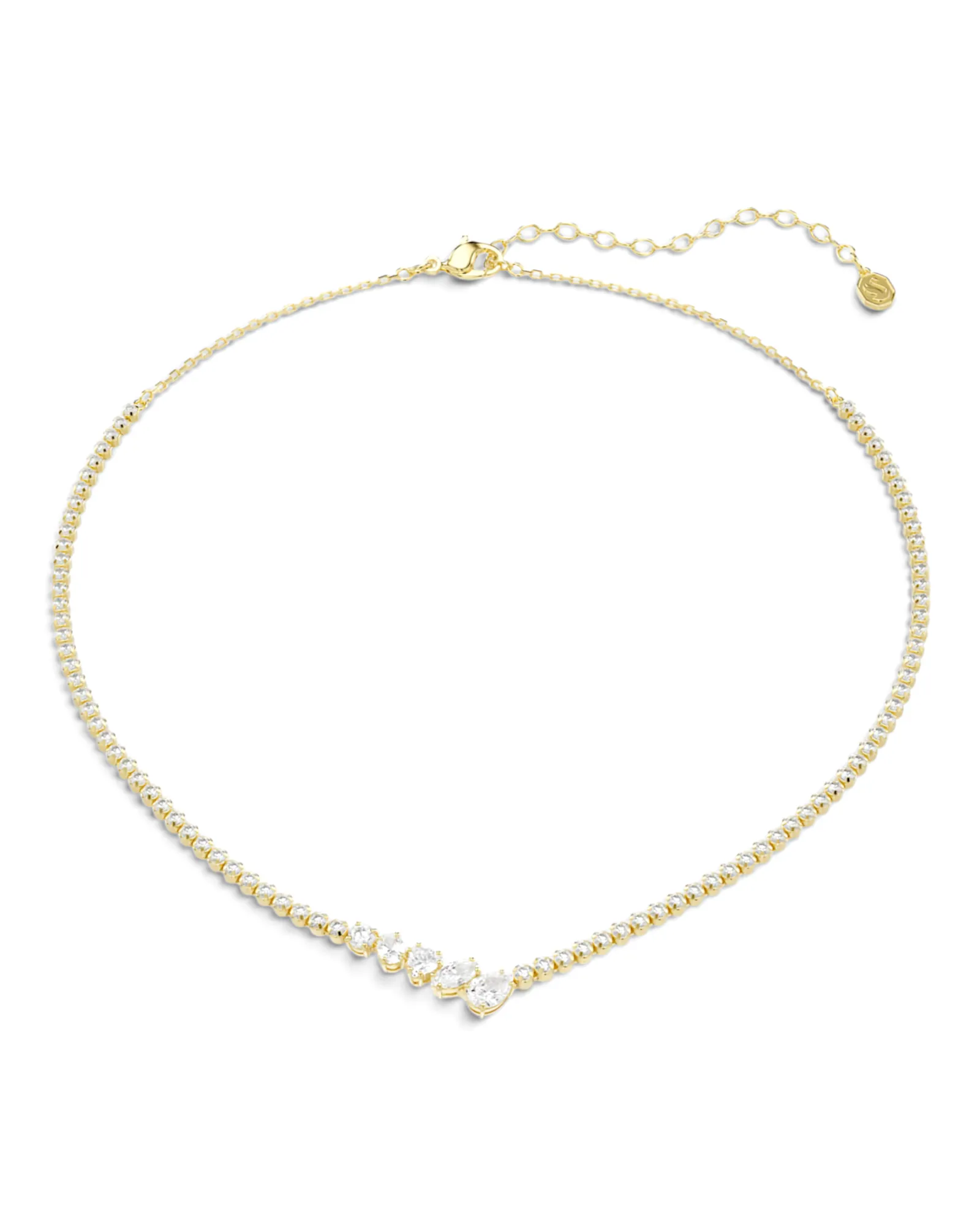 Collar Swarovski Mesmera Delicado Dorado