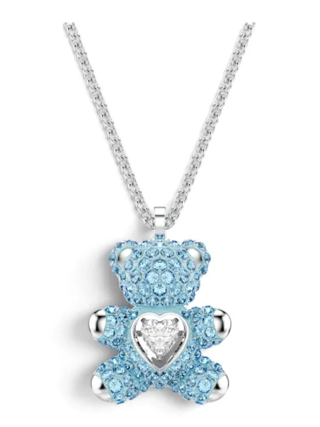 Collar Swarovski Teddy Oso Azul