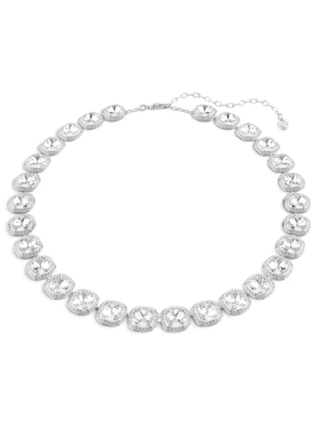 Collar Swarovski Una Angelic Cojín Plateado