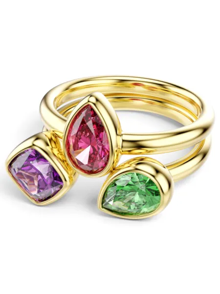 Set de 2 Anillos Swarovski Imber Multicolor