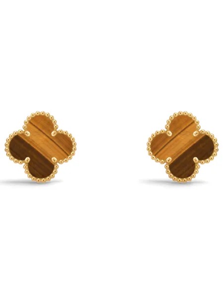 Aros Van Cleef & Arpels Vintage Alhambra Marrones