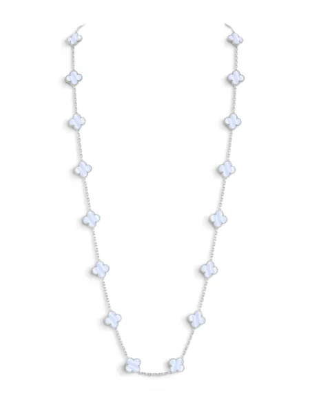 Collar Van Cleef & Arpels Sautoir Vintage Alhambra 20 Motivos Celeste