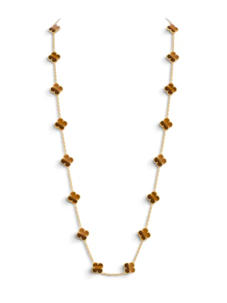 Collar Van Cleef & Arpels Sautoir Vintage Alhambra 20 Motivos Marrón