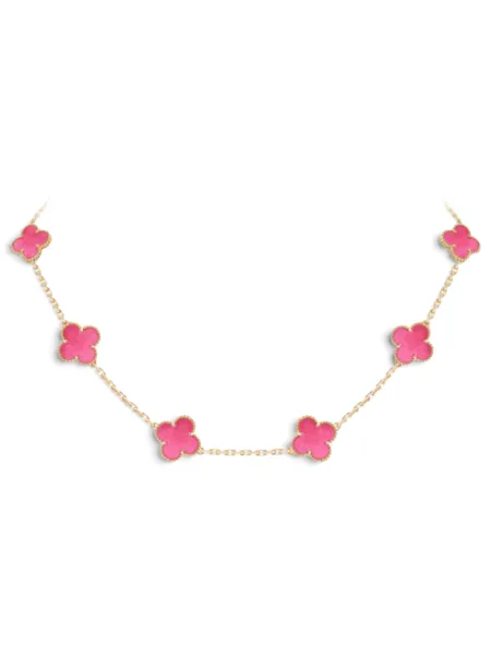 Collar Van Cleef & Arpels Vintage Alhambra 10 Motivos Rosado