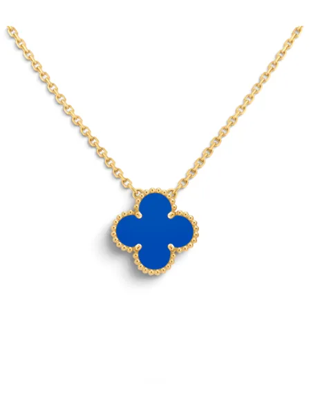 Collar Van Cleef & Arpels Vintage Alhambra Azul