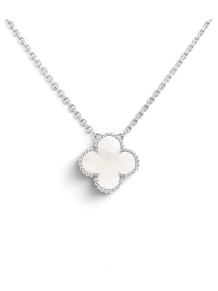 Collar Van Cleef & Arpels Vintage Alhambra Blanco