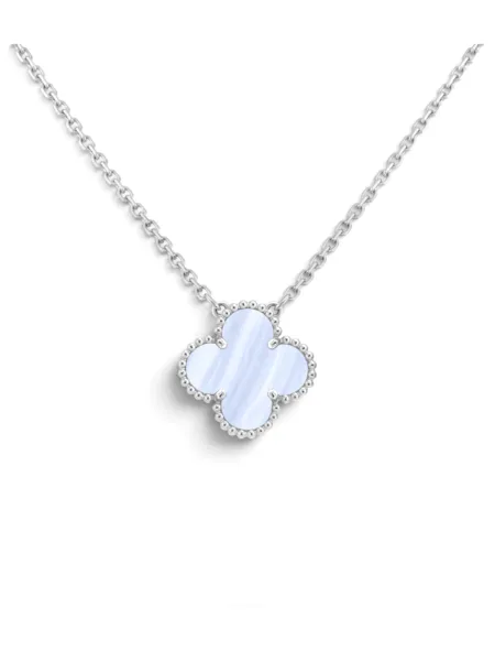 Collar Van Cleef & Arpels Vintage Alhambra Celeste