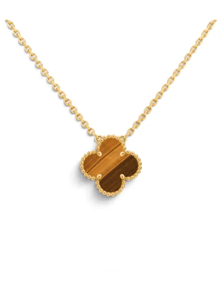 Collar Van Cleef & Arpels Vintage Alhambra Marrón