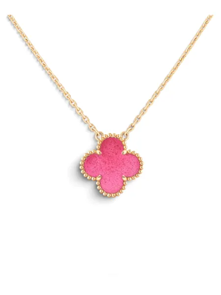 Collar Van Cleef & Arpels Vintage Alhambra Rosado