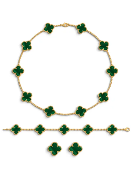 Conjunto Van Cleef & Arpels Alhambra Verde
